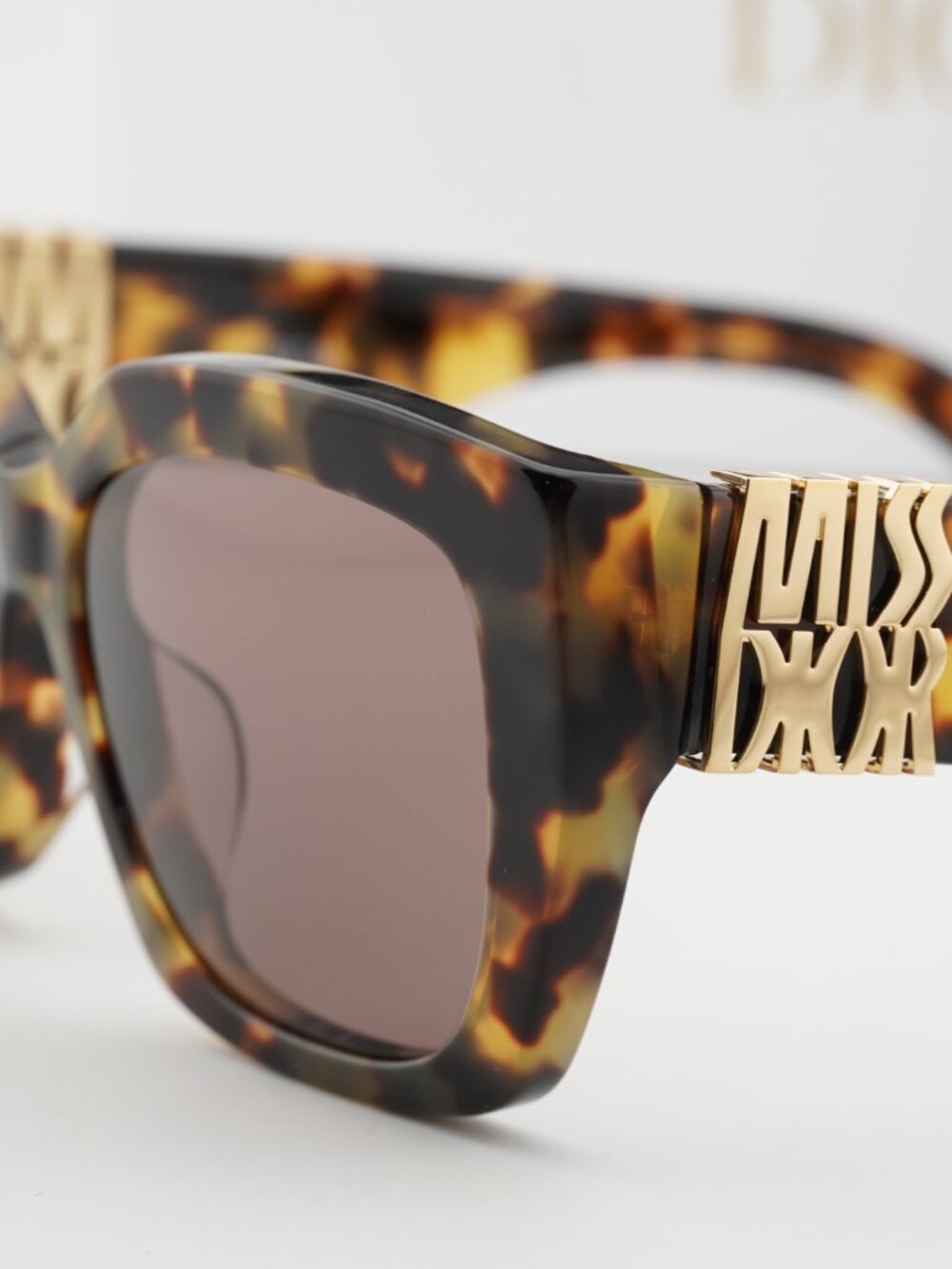 Dior MISSDIOR S2F 26D0 Square Sunglasses - Havana / Bordeaux - Picture 3 of 11